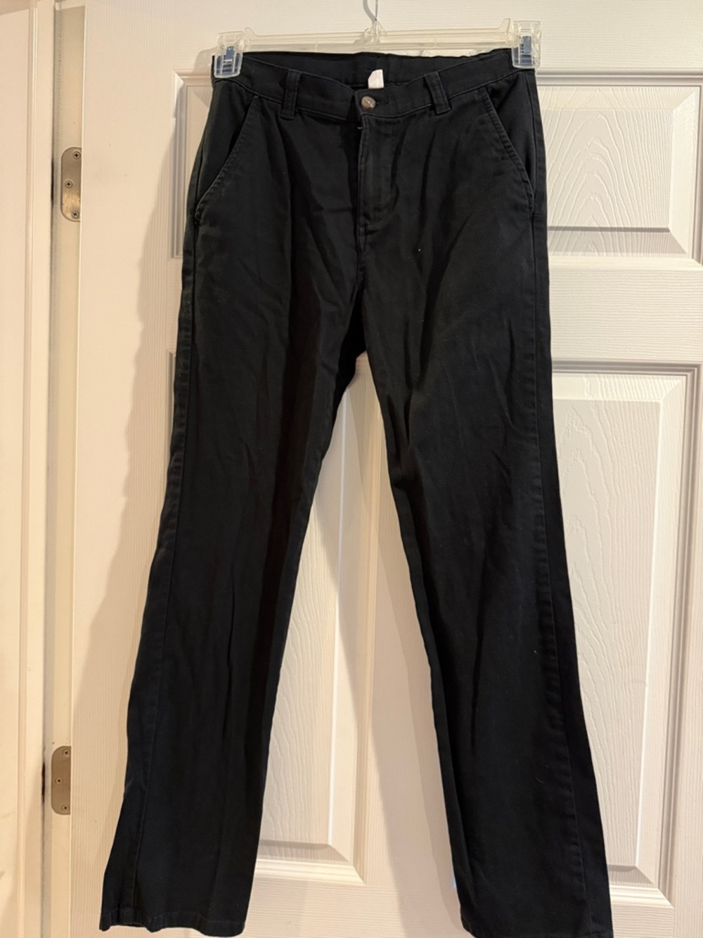 Chaps Men's Black Chinos